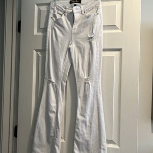 White size 5 Jeans